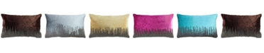 Mod Lifestyles Ombre Velvet Collection Skyline Beaded Lumbar Pillow, 13" x 20"